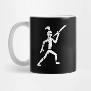 Middle Age Drawing Of A Swordman Mug